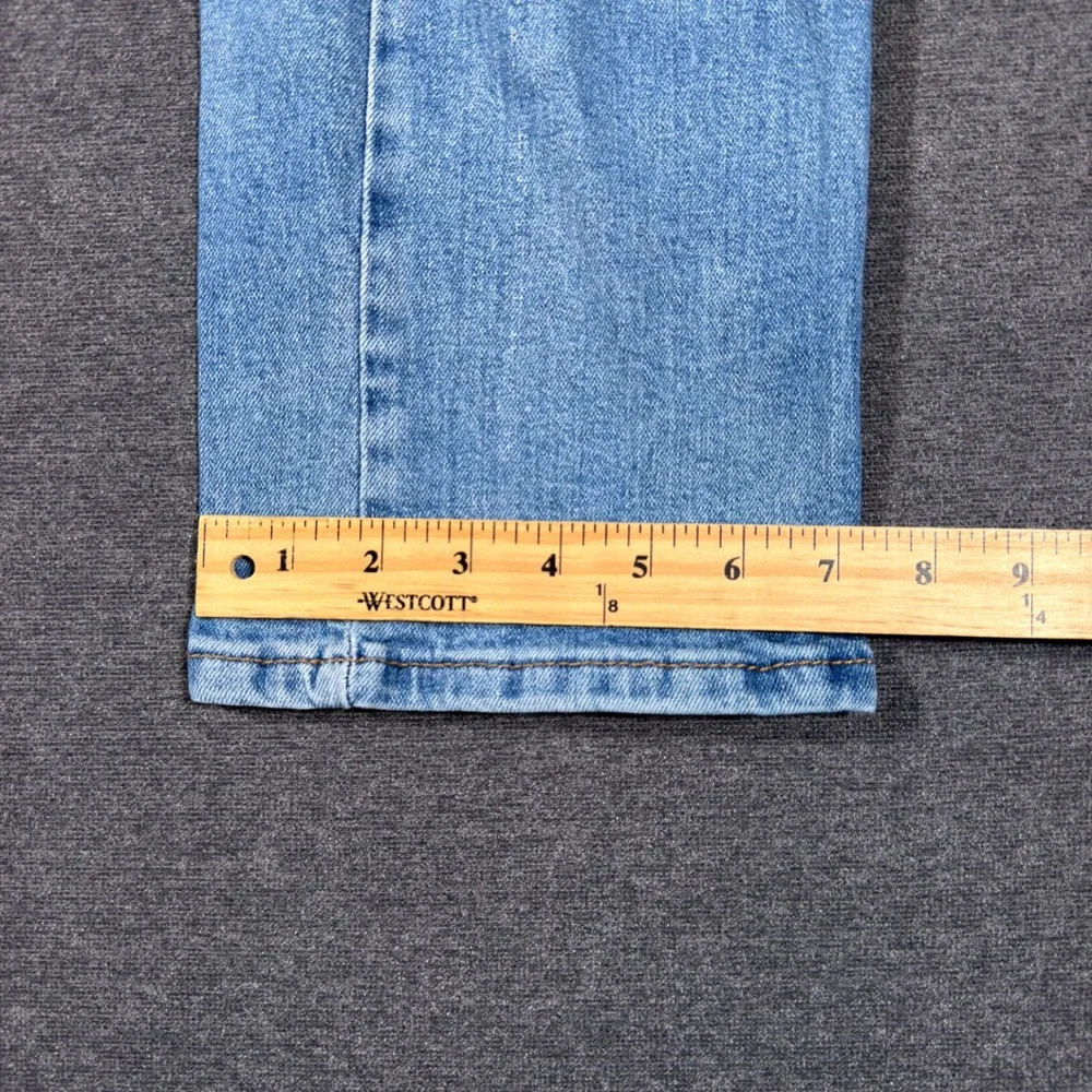Levi's 505 Jeans Mens 32x32 Blue Regular Fit Straight Leg Denim Pants Stretch